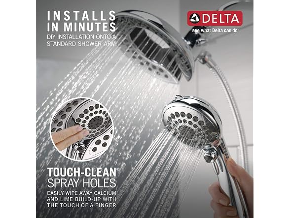 Delta 4-Setting In2ition 2-in-1 Dual Shower