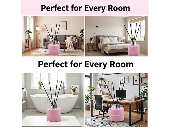 HOMELYCRAFT Reed Diffuser Set