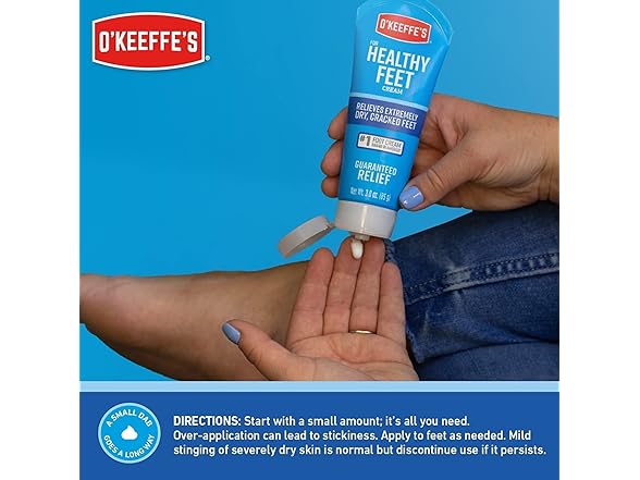 O'Keeffes 3 Oz Healthy Feet Foot Cream Tube
