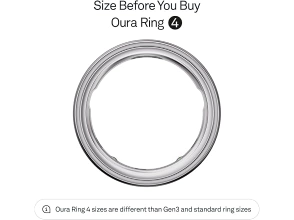 Oura Ring 4 Smart Ring - Metallic (Refurbished)