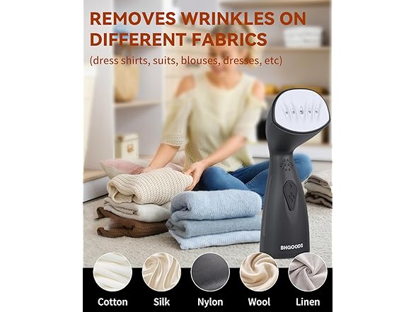 BHGOODS Clothes Steamer Dual Voltage