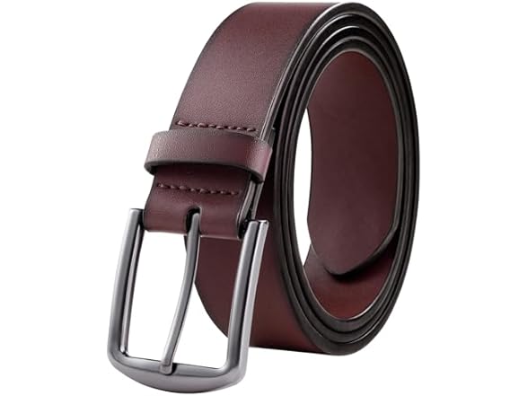 KM Legend Men Leather Dress Work Business Belt