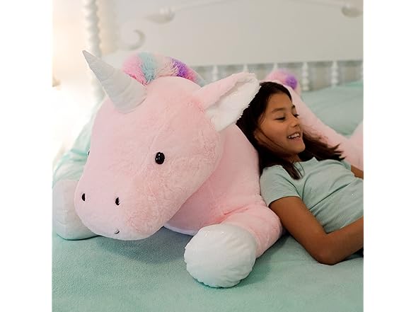 Animal Adventure Sqoosh2Poof 44" Unicorn