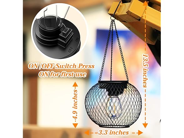 KagoLing Solar Lantern Outdoor