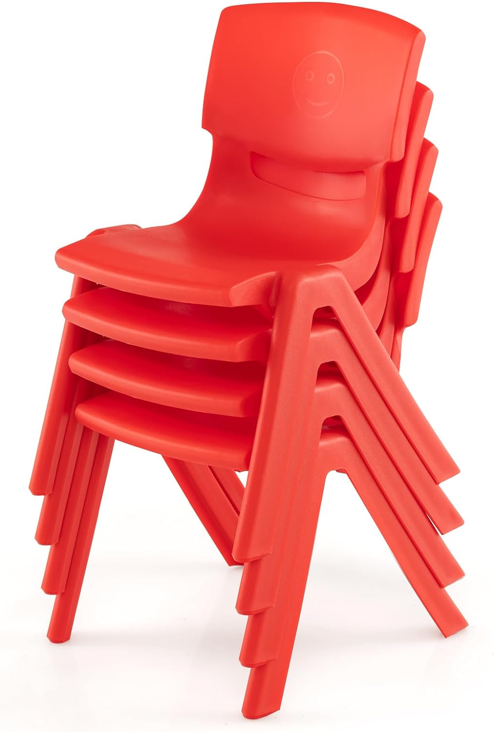 Axidou 4Pk 11"H Plastic Stackable Chairs - Gallery 8