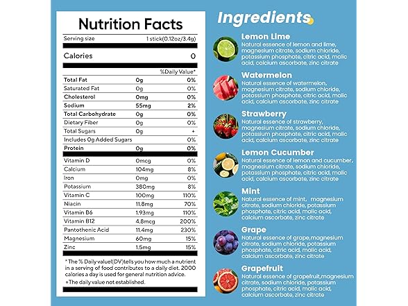 VitalHarvest Electrolytes Powder Packets