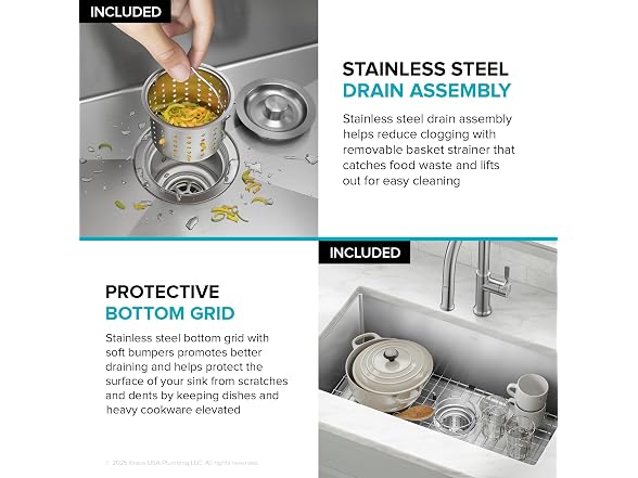 KRAUS Stainless Steel 30 in 16 Gauge