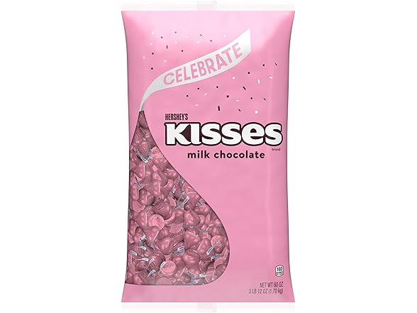 Hersheys KISSES Milk Choc Bulk Bag 60oz