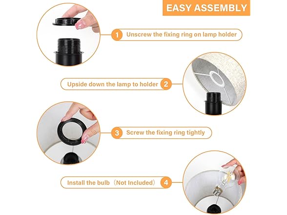 Brightever Small Table Lamp