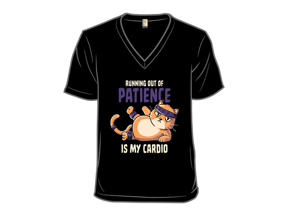 Running Out Of Patience Is My Cardio Cat Remix