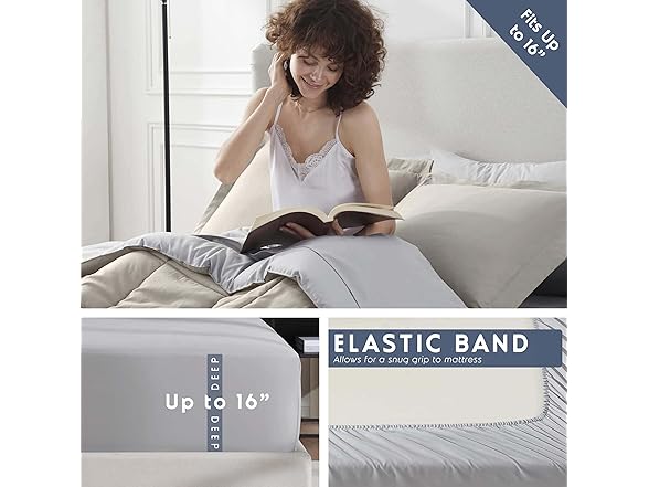 Nestl 7 Piece King Comforter Set