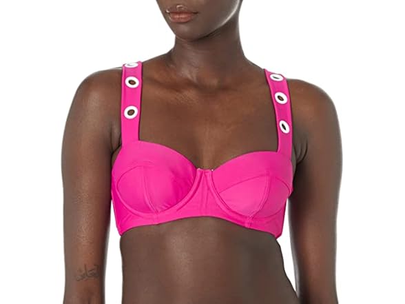 DKNY Womens Swim Balconet Bikini Top (S)