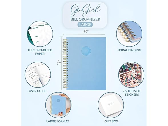 1 Year Budget Planner & Bill Organizer