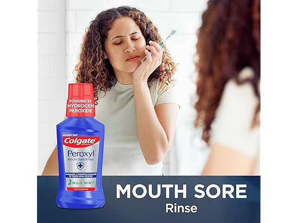Colgate Peroxyl Alcohol Free Mouthwash 8.4oz