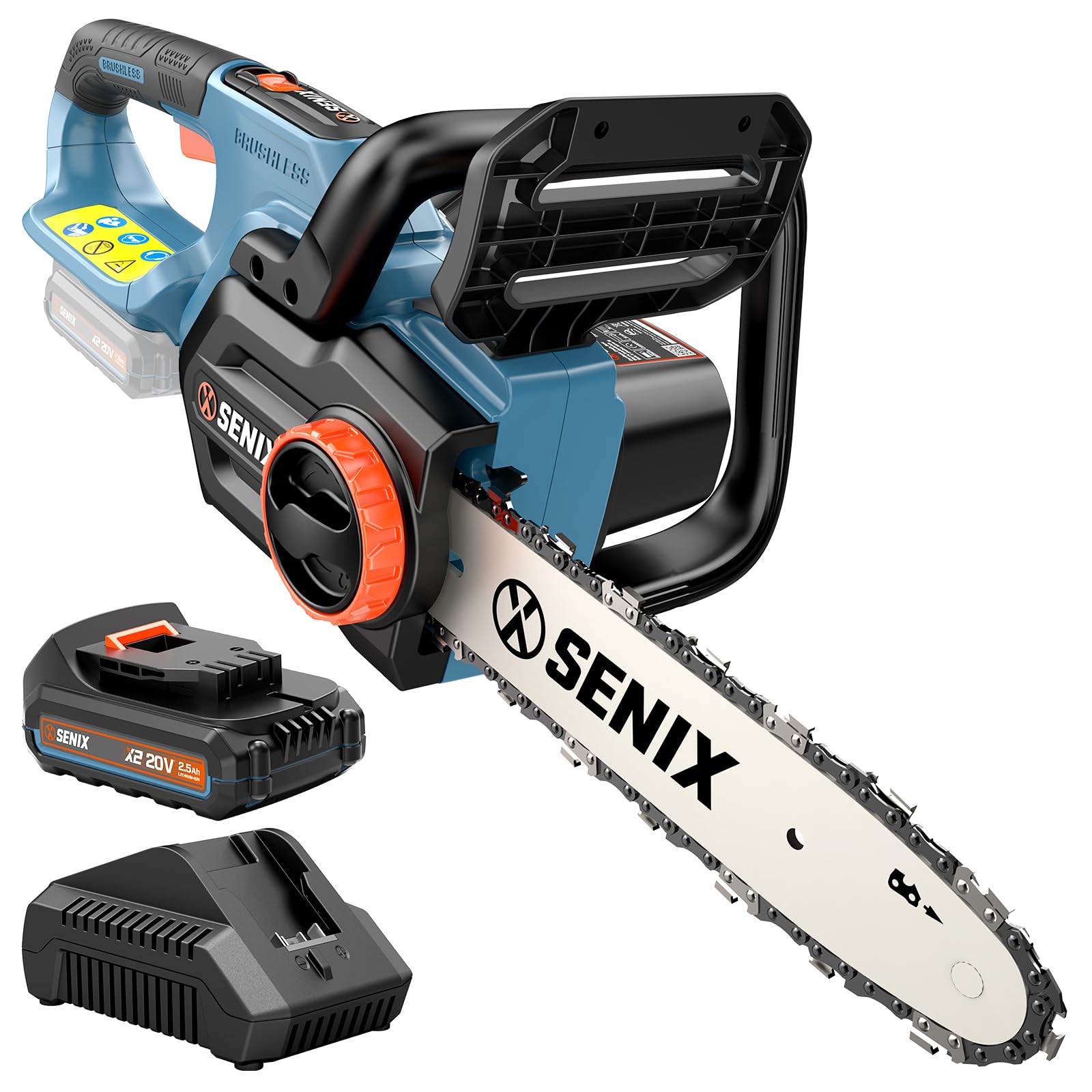 SENIX Chainsaw Cordless, 20V 10" - Gallery 7