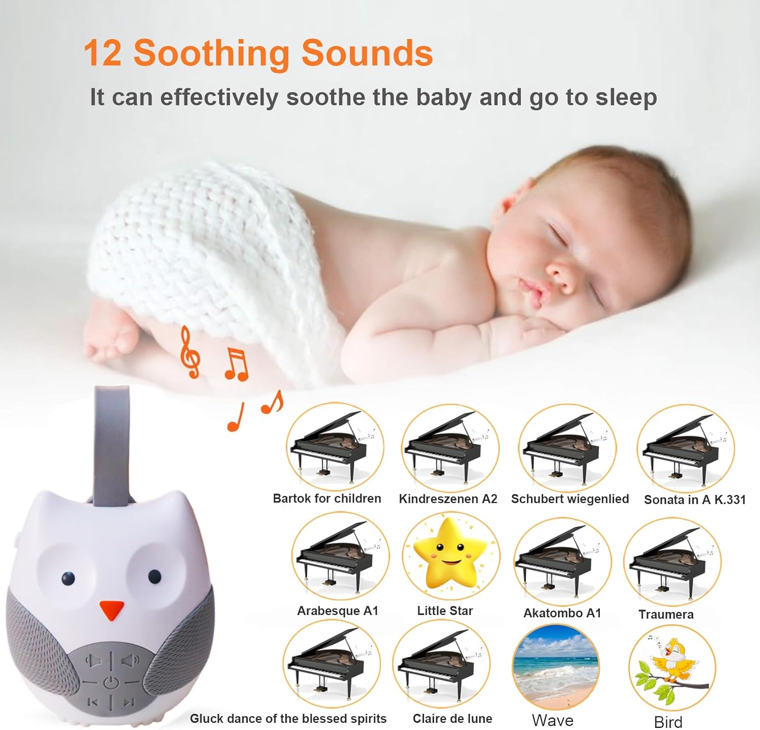 Baby Sleep Soother Sound Machine - Gallery 9