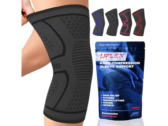 UFlex Compression Knee Brace Pack of 2
