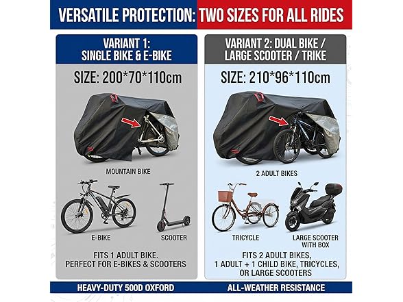 Bst Jyob Bike Cover with Side Zipper