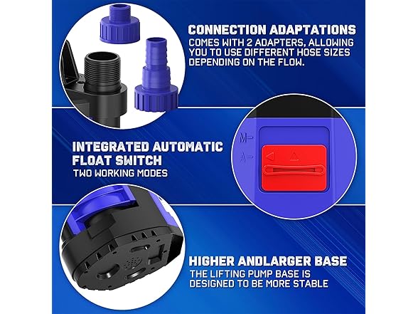 JEFLIKE Automatic Submersible Water Pump