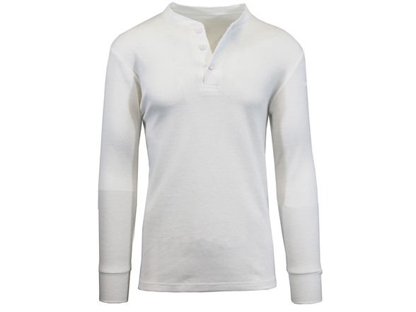 3Pk Asst Mens Waffle-Knit Henley Thermal