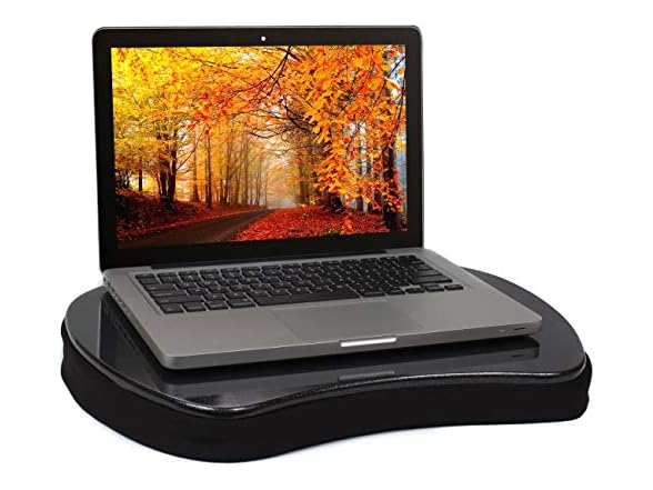 Sofia + Sam Mini Memory Foam Lap Desk Color: Black