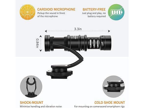 Comica VM10-K2 Tripod + Mic Kit 3.5mm