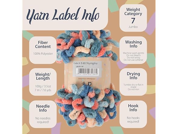 JubileeYarn Fun Finger Loops Yarn - Athena