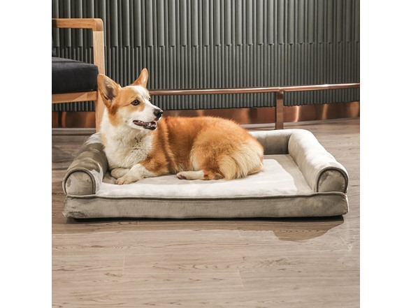 Amazon Basics Dog Bed with Cooling Gel Foam