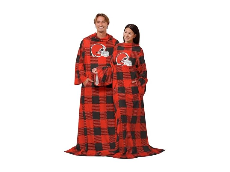 BROWNS Buffalo Plaid Throw (48x71)