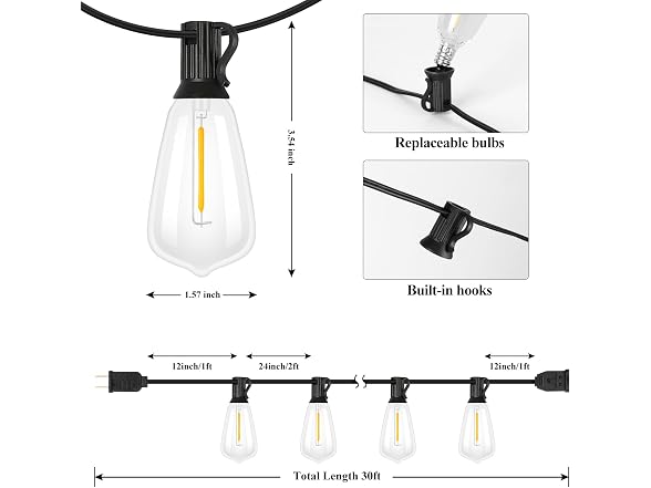 Brightever 30FT LED String Lights - Gallery 3