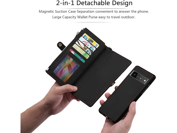 Simicoo Google Pixel 6 Wallet case