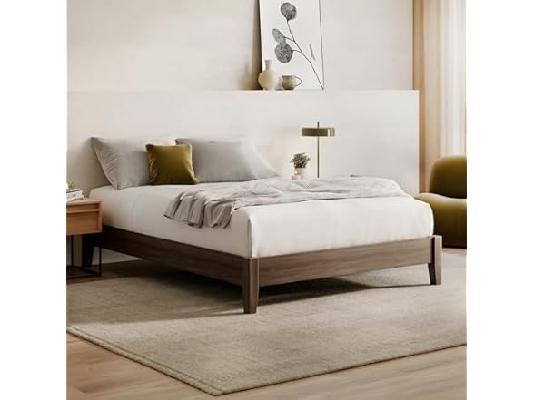 Nectar Premier Wood Platform King Bed Fr