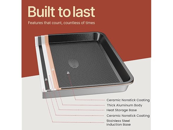 Diamond Bottom Cookie Sheet Set of 2