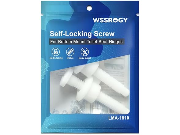 Toilet Seat Parts Including Screw and Nut For Top