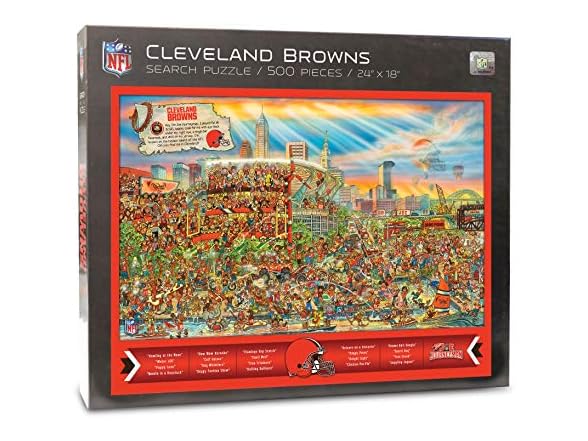 NFL Joe Cleveland Browns Puzzle