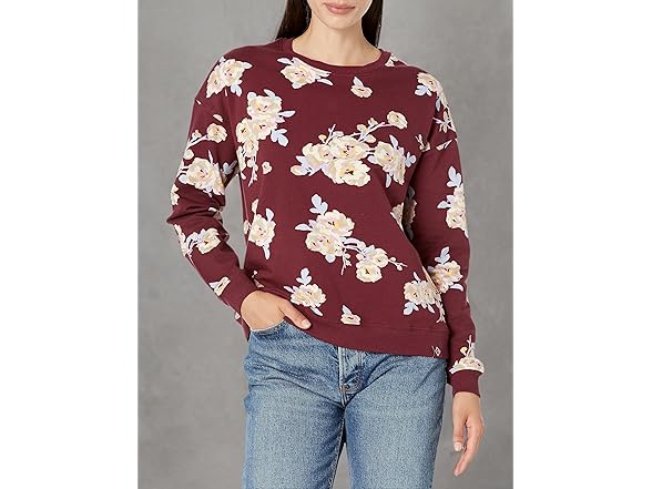 Vera Bradley French Terry Crew Blooms (L)