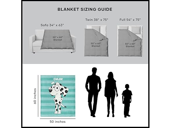 Northwest Bluey Chloe Throw Blanket