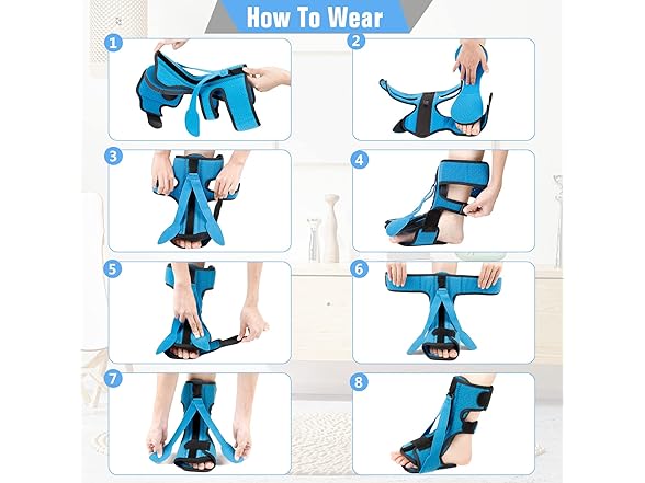 WOSHSHEN Plantar Fasciitis Night Splint