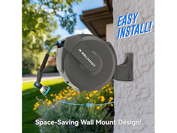 Relhost W2058 Hose Reel Dark Grey (Open Box)
