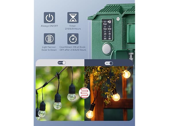 Outdoor Power Stake Timer