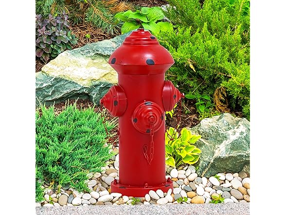 Sunnydaze 21" Fire Hydrant Outdoor Statue