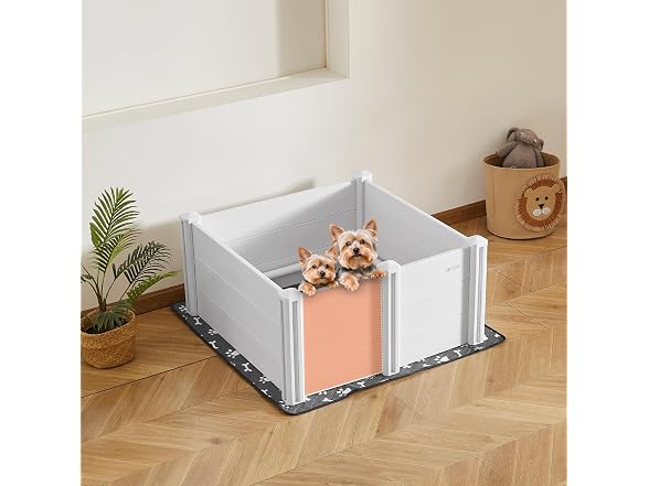 VEVOR Dogs Whelping Box, 38.6" x 38.6" x 18.1"