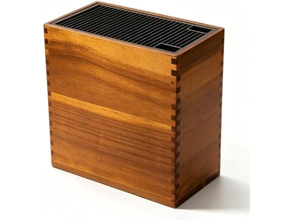 SindiBell XL Acacia Knife Block