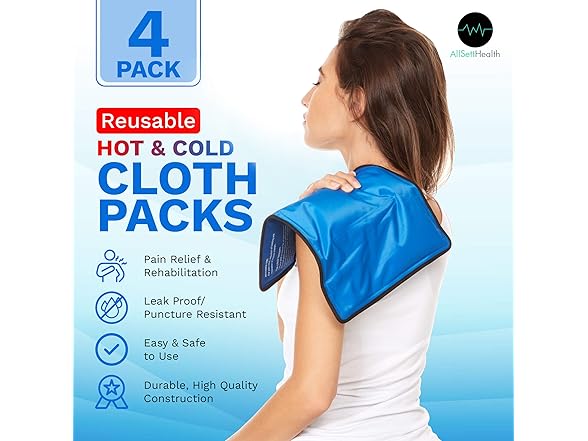 XXL Gel Ice Packs 4pk 11x14.5in