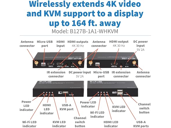 Eaton Tripp Lite Series Wireless HDMI + USB