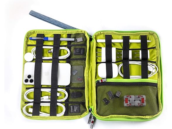 Three Layer Electronics Organizer