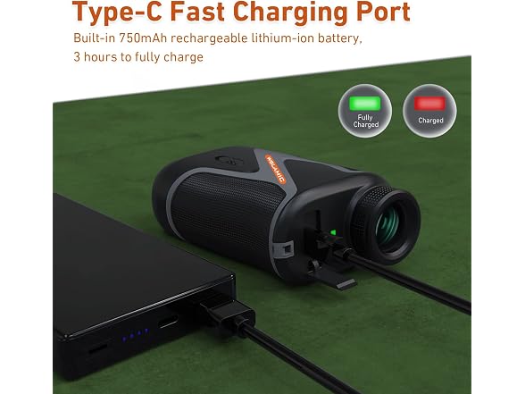 1100 Yards Golf Rangefinder with Slope,
