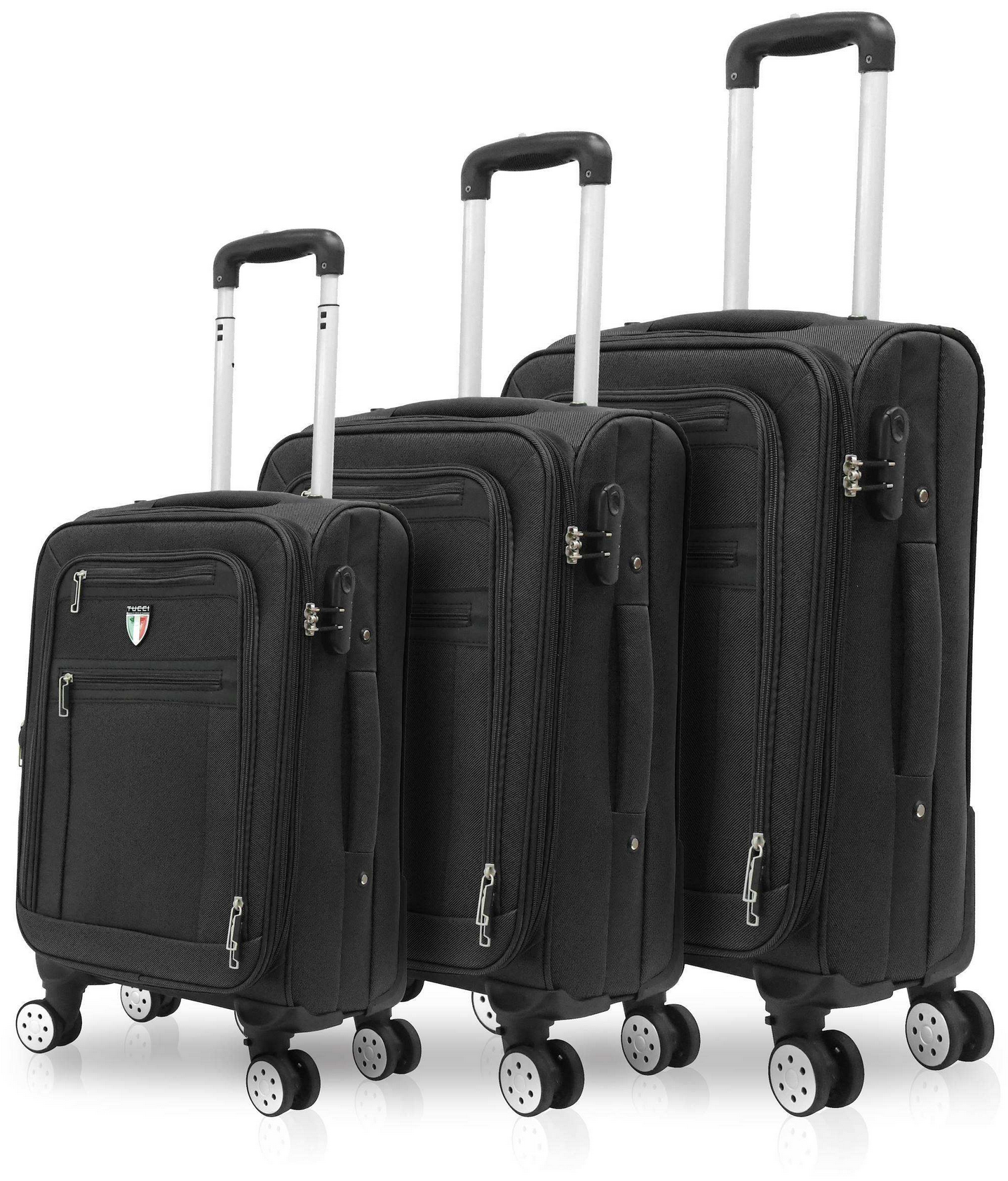 TUCCI Italy TURISTA 3Pc (20", 28", 32") Softside Luggage Set - Gallery 8