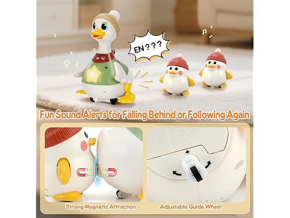 KETIEE Musical Dancing Ducks for Babies