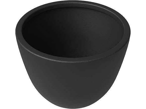 LeisureMod DP11BL Dahlia Planter Black